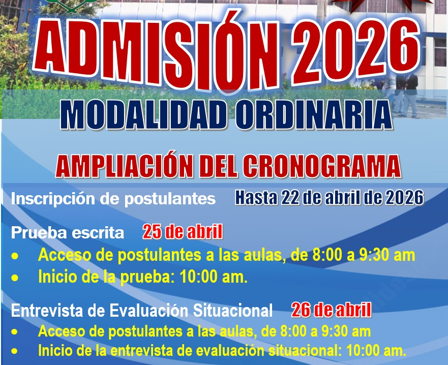 Modalidades de admisión