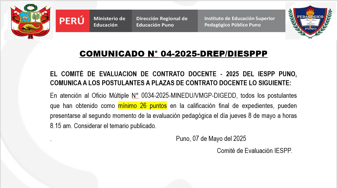 Comunicado 3